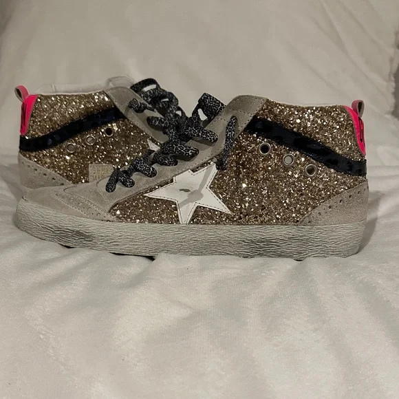 Golden Goose Glitter Mid Star 39 BNIB - Picture 5 of 5